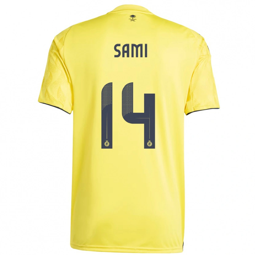 Danxen Donna Maglia Sami Al-Najei #14 Giallo Nero Kit Gara Home 2025/26 Maglietta