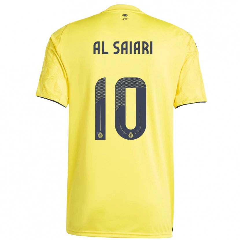 Danxen Donna Maglia Mubarkh Al-Saiari #10 Giallo Nero Kit Gara Home 2025/26 Maglietta