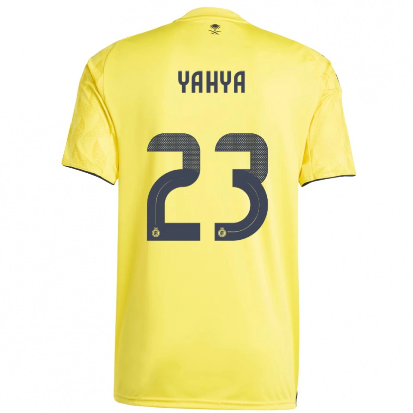 Danxen Donna Maglia Ayman Yahya #23 Giallo Nero Kit Gara Home 2025/26 Maglietta