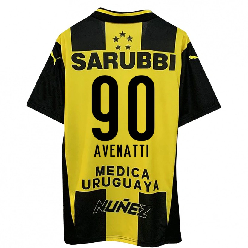 Danxen Donna Maglia Felipe Avenatti #90 Giallo Nero Kit Gara Home 2025/26 Maglietta
