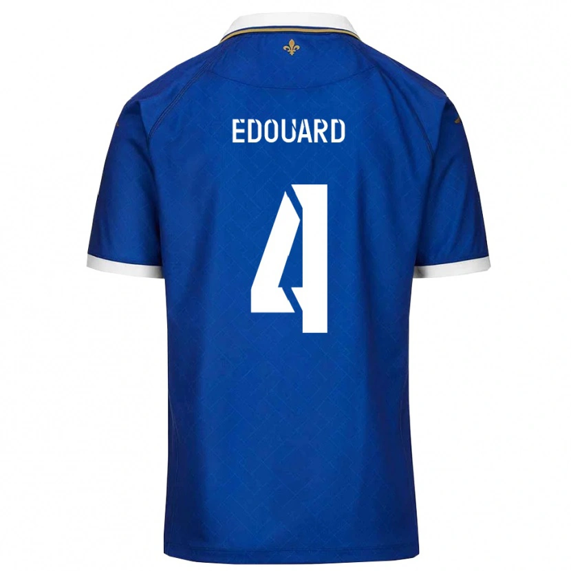 Danxen Donna Maglia Paul Edouard #4 Blu Oro Kit Gara Home 2025/26 Maglietta