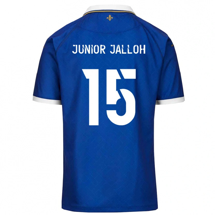 Danxen Donna Maglia Abubakar Junior Jalloh #15 Blu Oro Kit Gara Home 2025/26 Maglietta