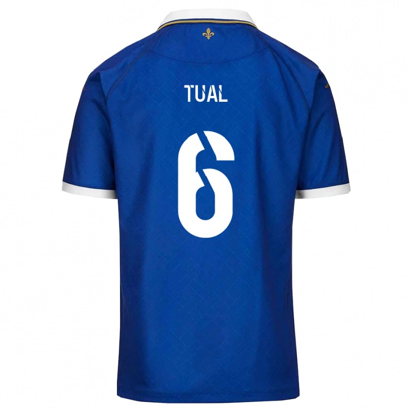 Danxen Donna Maglia Mathys Tual #6 Blu Oro Kit Gara Home 2025/26 Maglietta