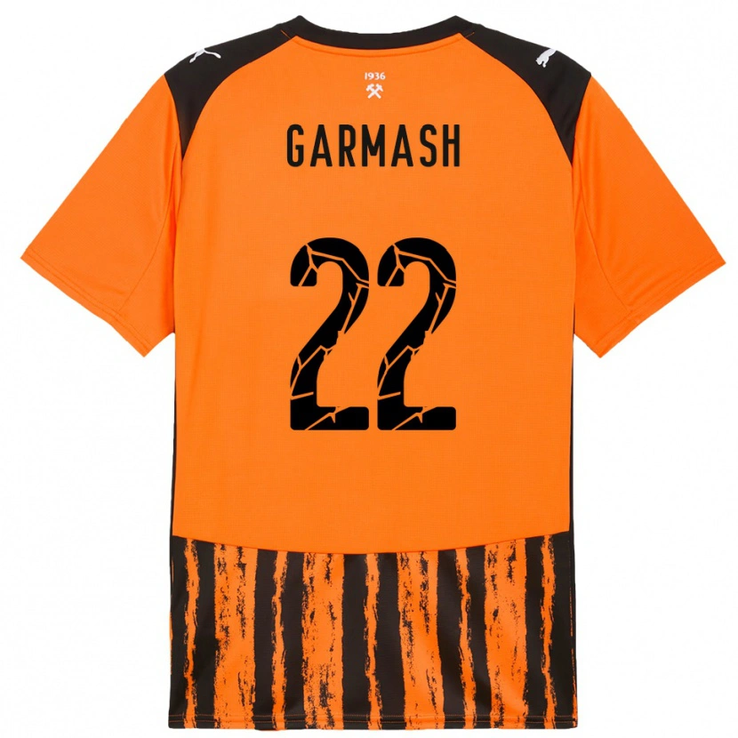 Danxen Donna Maglia Yevgeniy Garmash #22 Arancione Nero Kit Gara Home 2025/26 Maglietta