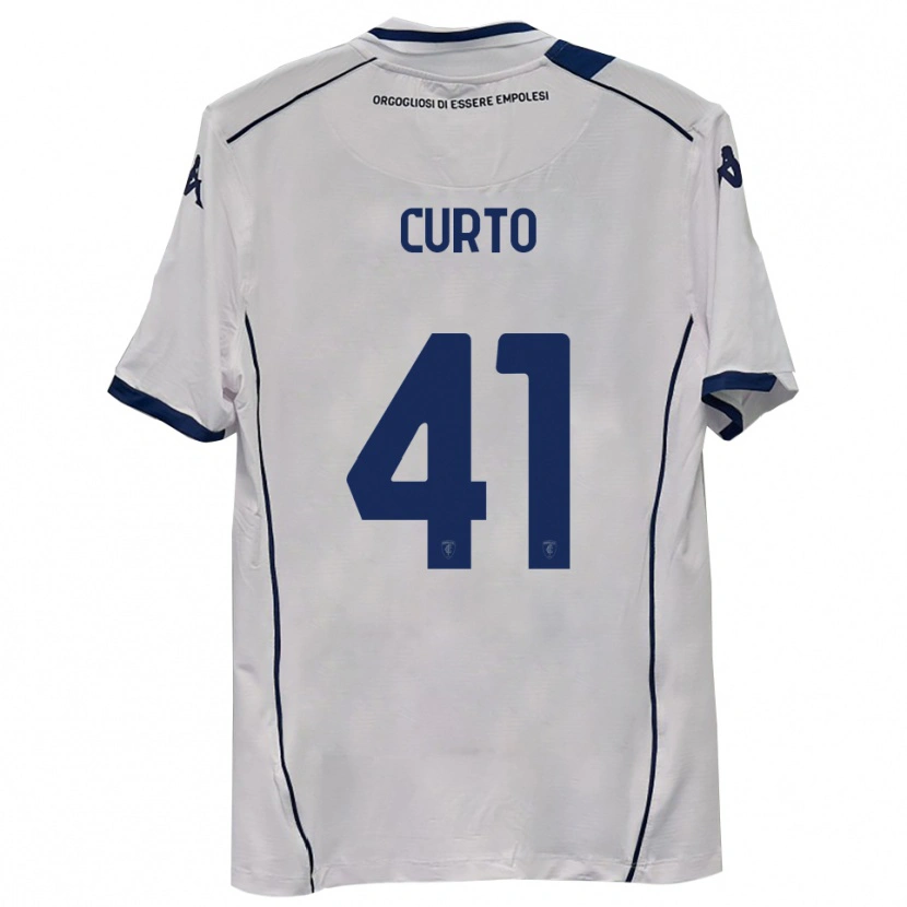 Danxen Donna Maglia Marco Curto #41 Blu Scuro Navy Kit Gara Away 2025/26 Maglietta