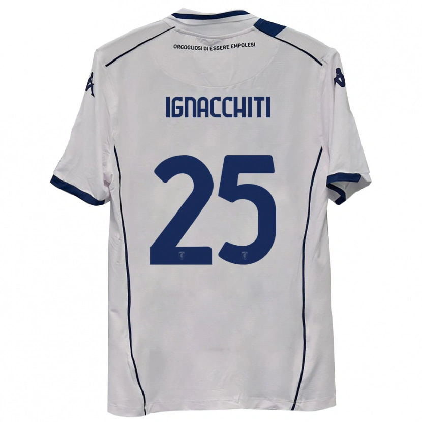 Danxen Donna Maglia Lorenzo Ignacchiti #25 Blu Scuro Navy Kit Gara Away 2025/26 Maglietta