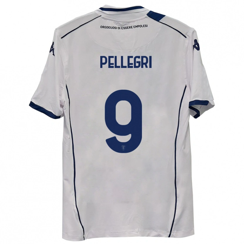 Danxen Donna Maglia Pietro Pellegri #9 Blu Scuro Navy Kit Gara Away 2025/26 Maglietta