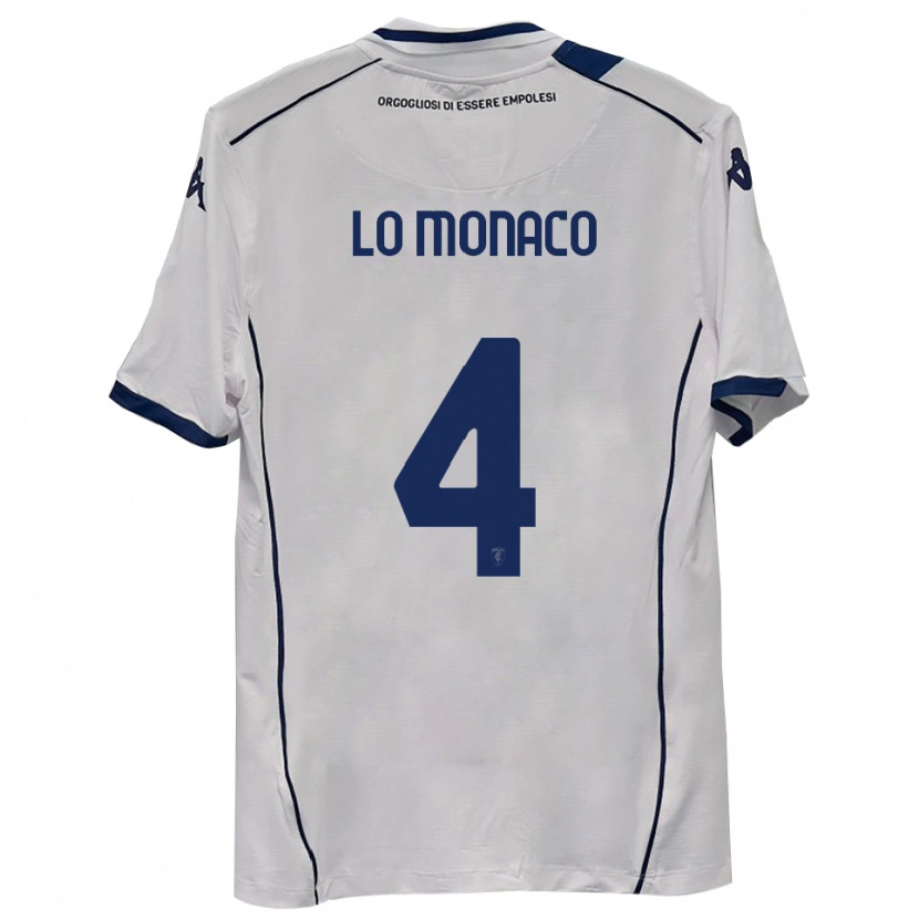 Danxen Donna Maglia Luca Lo Monaco #4 Blu Scuro Navy Kit Gara Away 2025/26 Maglietta