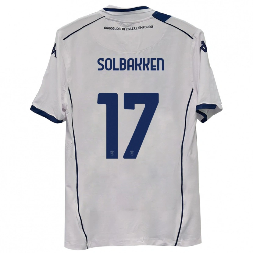 Danxen Donna Maglia Ola Solbakken #17 Blu Scuro Navy Kit Gara Away 2025/26 Maglietta