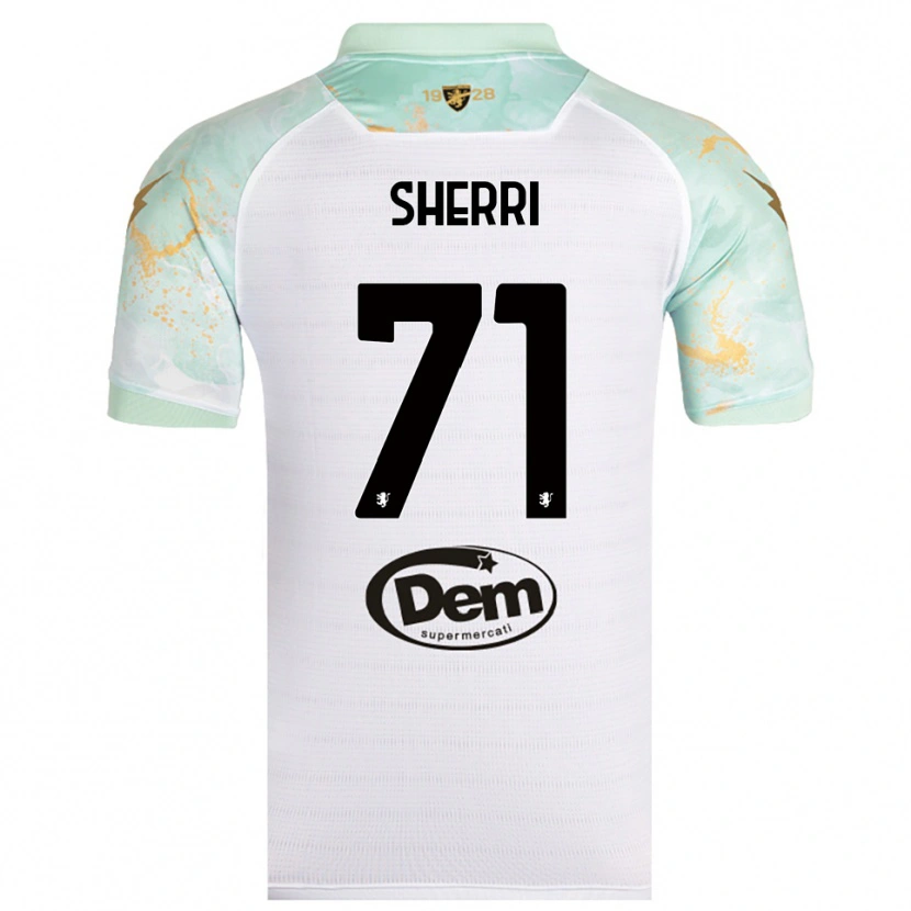 Danxen Donna Maglia Alen Sherri #71 Bianco Nero Kit Gara Away 2025/26 Maglietta
