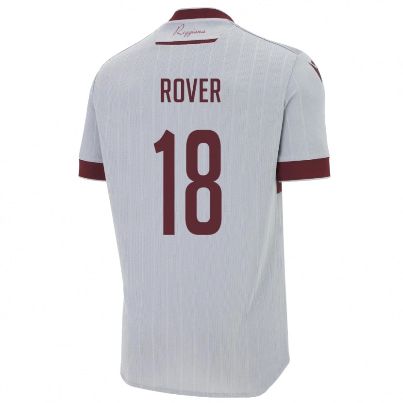 Danxen Donna Maglia Matteo Rover #18 Borgogna Bianco Kit Gara Away 2025/26 Maglietta