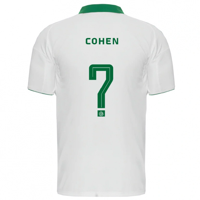 Danxen Donna Maglia Sarel Shlomo Cohen #0 Bianco Verde Kit Gara Away 2025/26 Maglietta