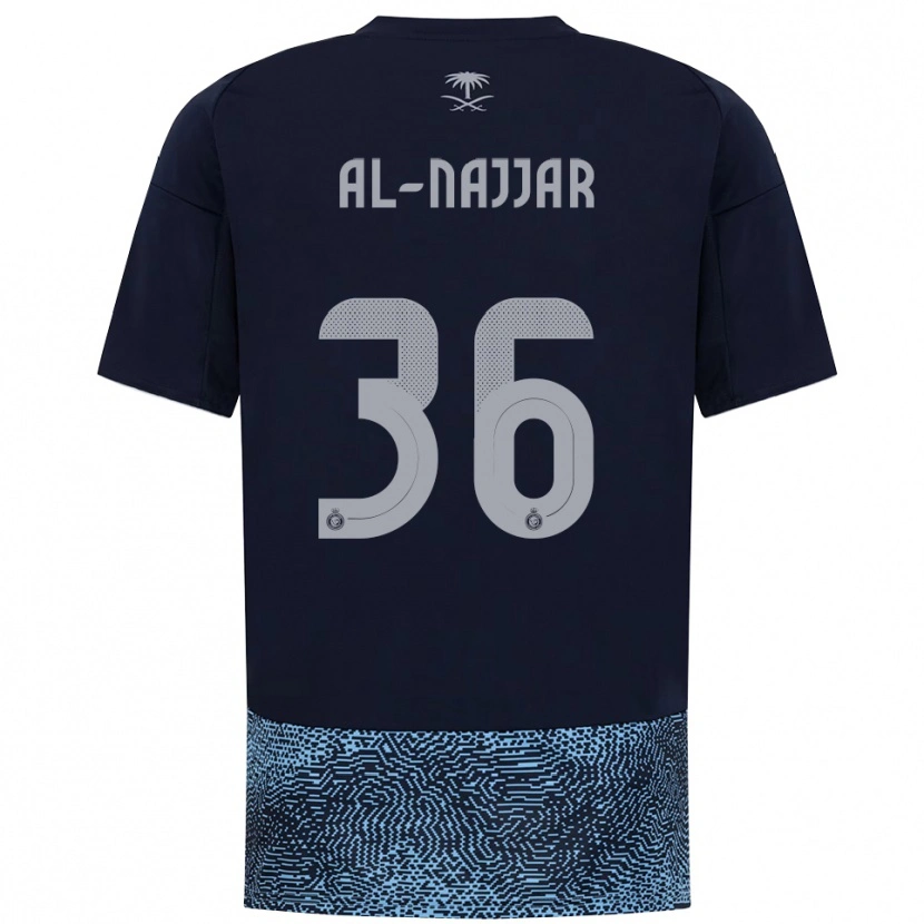 Danxen Donna Maglia Raghed Al-Najjar #36 Navy Azzurro Cielo Kit Gara Away 2025/26 Maglietta