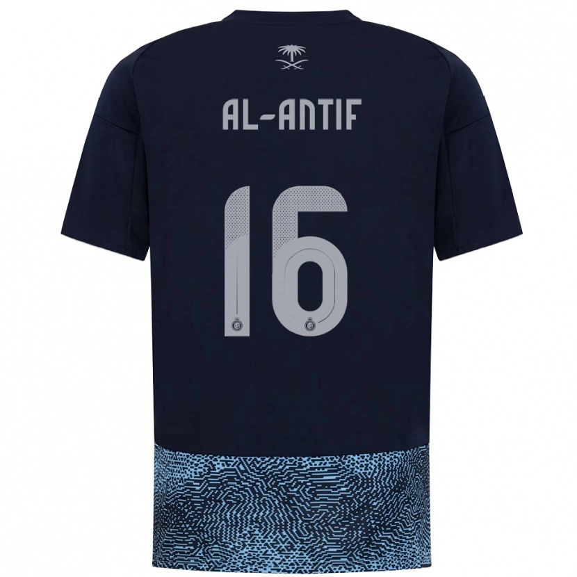 Danxen Donna Maglia Habib Al-Antif #16 Navy Azzurro Cielo Kit Gara Away 2025/26 Maglietta