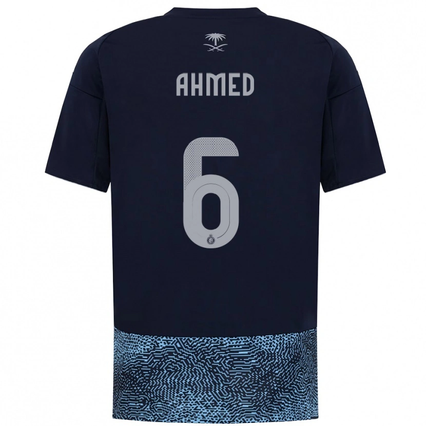 Danxen Donna Maglia Aseel Ahmed #6 Navy Azzurro Cielo Kit Gara Away 2025/26 Maglietta