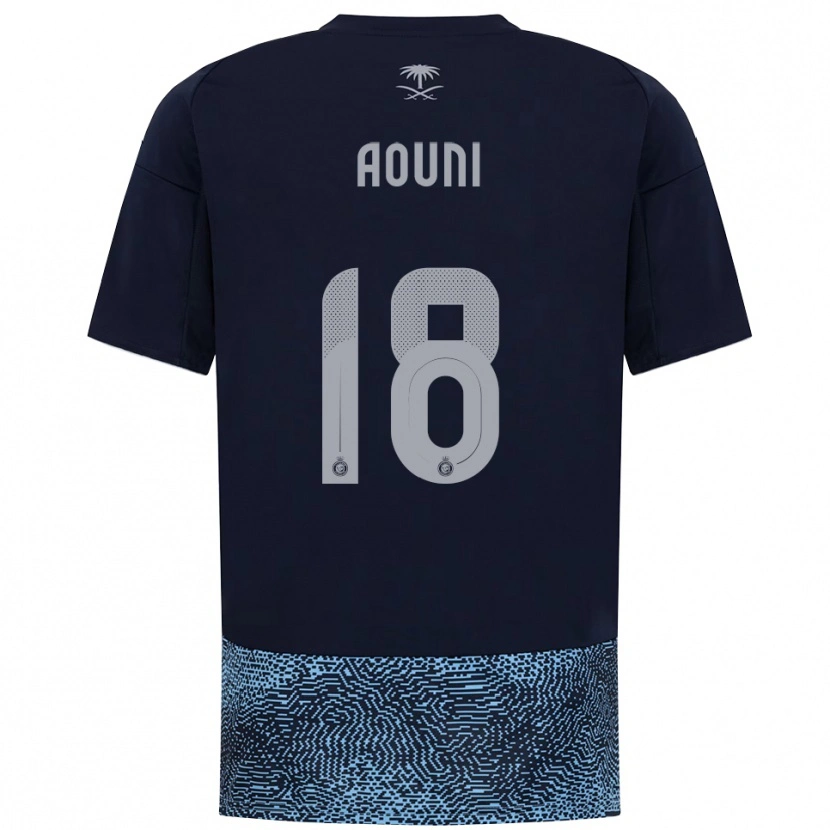 Danxen Donna Maglia Samia Aouni #18 Navy Azzurro Cielo Kit Gara Away 2025/26 Maglietta
