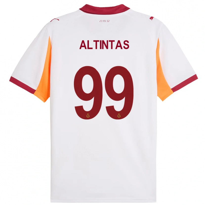 Danxen Donna Maglia Benan Altıntaş #99 Bianco Rosso Kit Gara Away 2025/26 Maglietta
