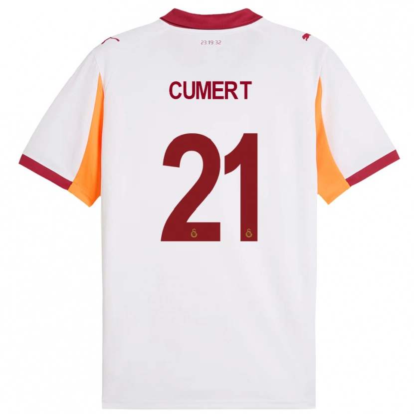Danxen Donna Maglia Ecem Cumert #21 Bianco Rosso Kit Gara Away 2025/26 Maglietta