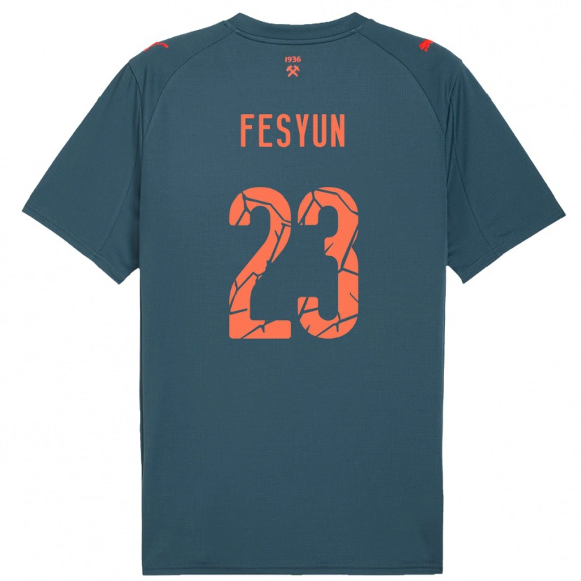 Danxen Donna Maglia Kiril Fesyun #23 Navy Rosso Kit Gara Away 2025/26 Maglietta