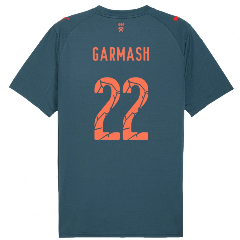 Danxen Donna Maglia Yevgeniy Garmash #22 Navy Rosso Kit Gara Away 2025/26 Maglietta