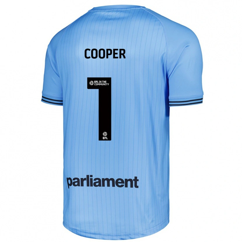 Danxen Bambino Murphy Cooper #1 Maglia Gara Portiere Azzurro Cielo Chiaro 2025/26 Maglietta
