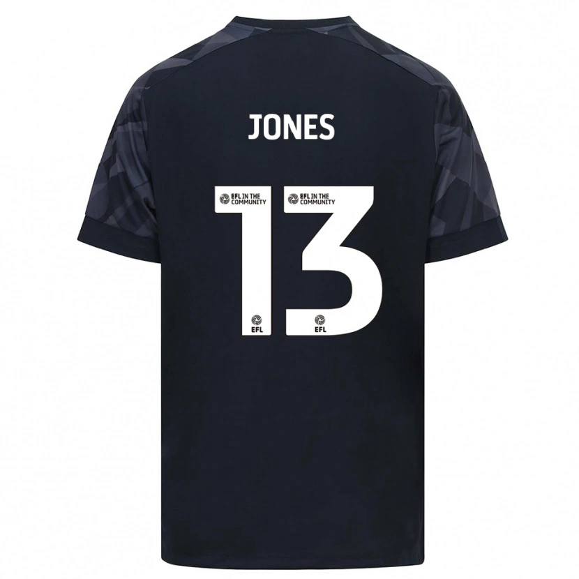 Danxen Bambino Sam Jones #13 Maglia Gara Portiere Bianco Nero 2025/26 Maglietta
