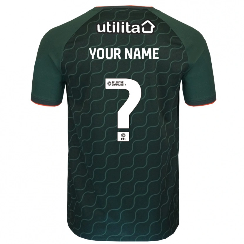 Danxen Bambino Luton Town Maglia Gara Portiere Verde Scuro 2025/26 Maglietta