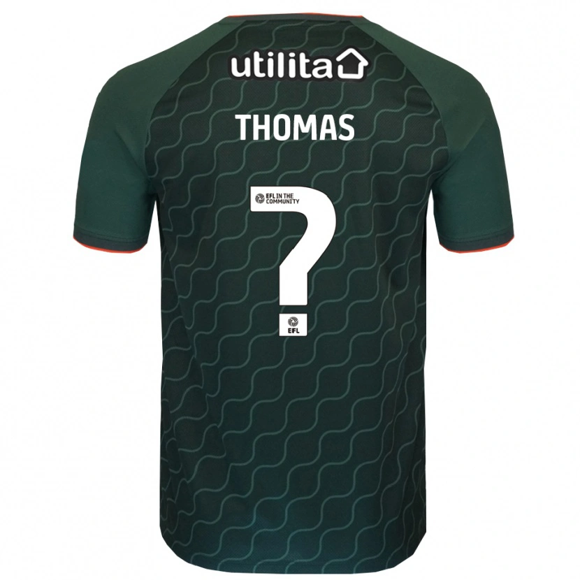 Danxen Bambino Lucas Thomas #0 Maglia Gara Portiere Verde Scuro 2025/26 Maglietta
