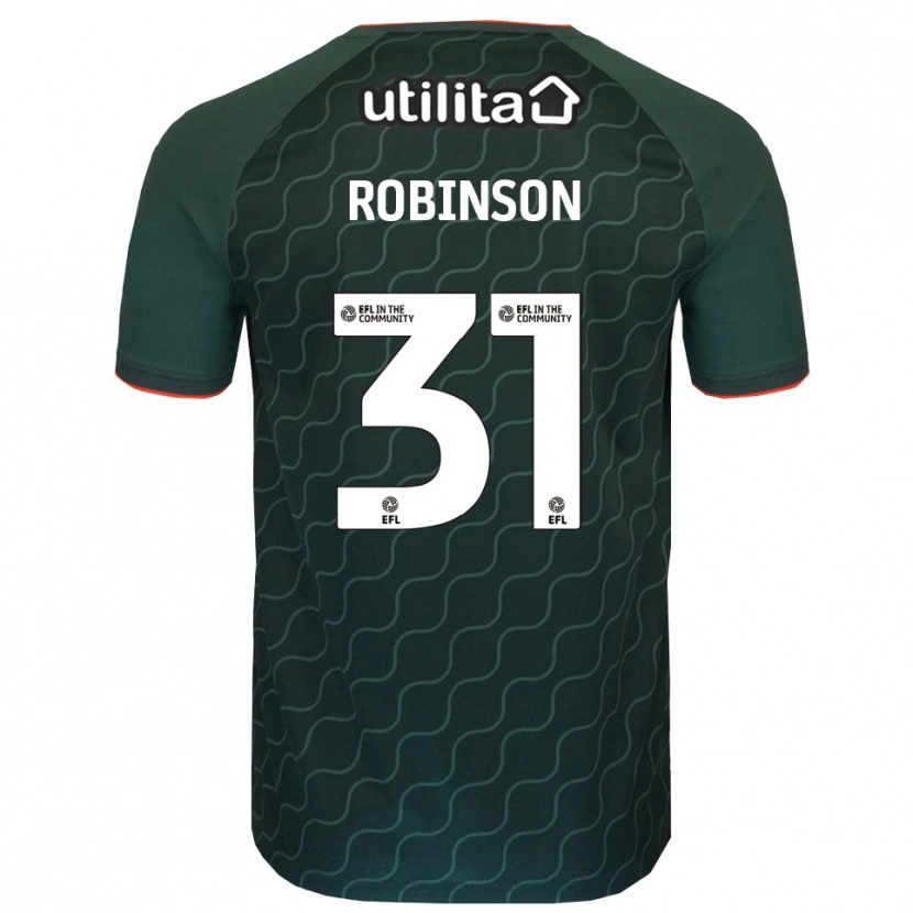 Danxen Bambino Leah Robinson #31 Maglia Gara Portiere Verde Scuro 2025/26 Maglietta