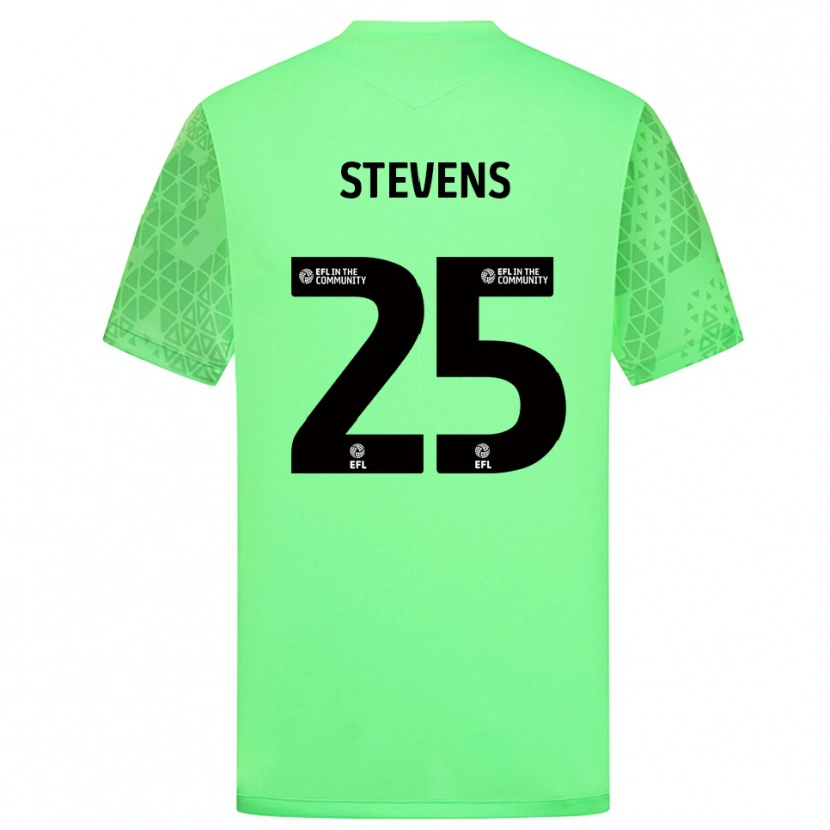 Danxen Bambino Jack Stevens #25 Maglia Gara Portiere Verde Chiaro 2025/26 Maglietta