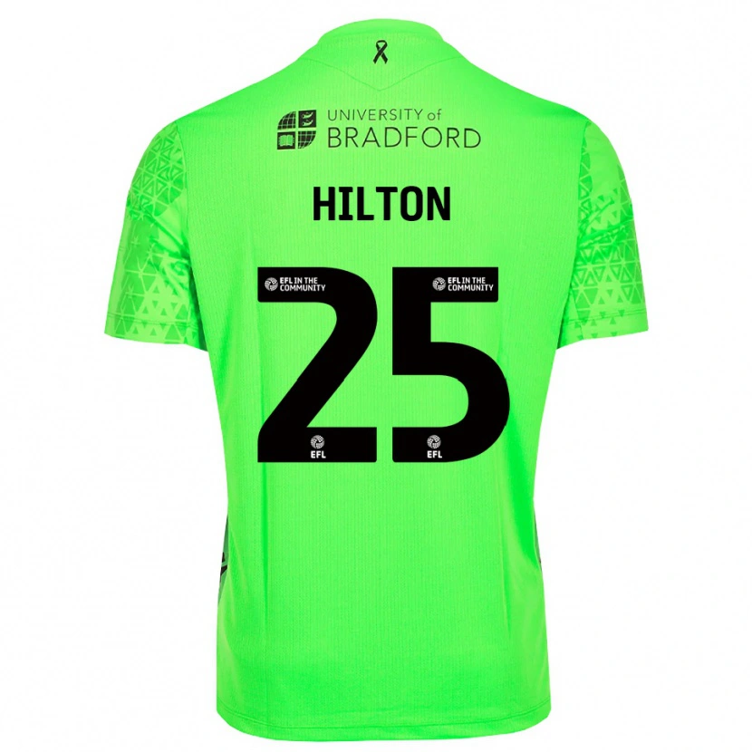 Danxen Bambino Joe Hilton #25 Maglia Gara Portiere Verde Primaverile 2025/26 Maglietta
