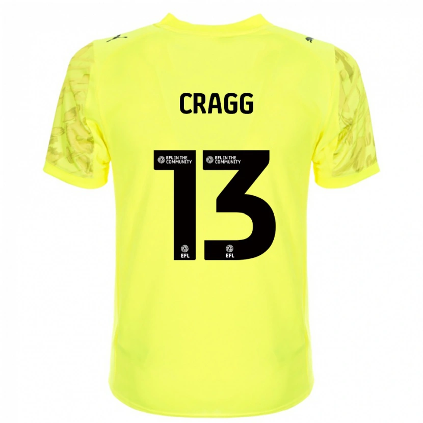 Danxen Bambino Rio Cragg #13 Maglia Gara Portiere Nero Giallo 2025/26 Maglietta