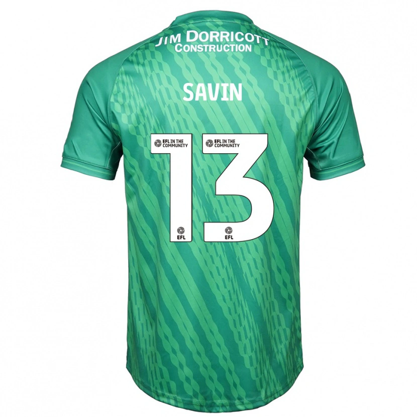 Danxen Bambino Toby Savin #13 Maglia Gara Portiere Verde Turchese 2025/26 Maglietta