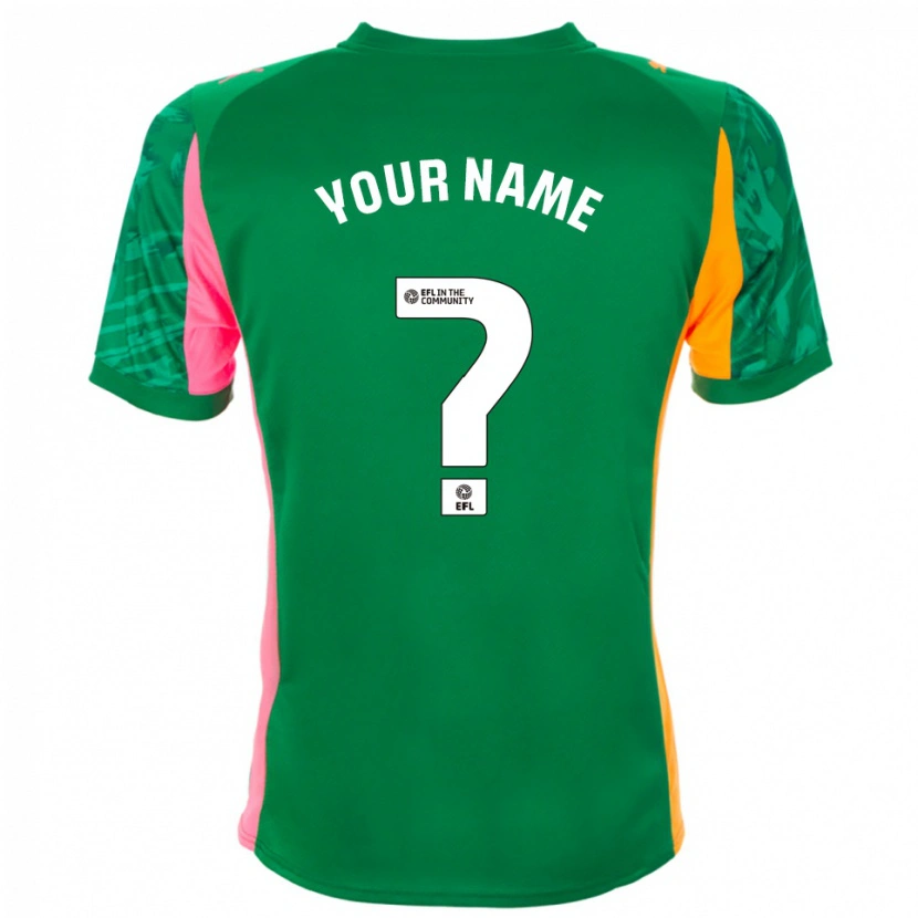 Danxen Bambino Chesterfield FC Maglia Gara Portiere Verde Rosa Arancione 2025/26 Maglietta