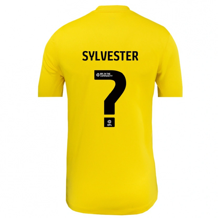 Danxen Bambino Georgia Sylvester #0 Maglia Gara Portiere Nero Giallo 2025/26 Maglietta