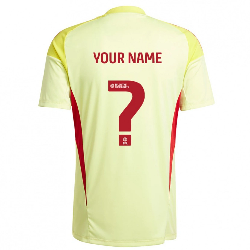 Danxen Bambino Swindon Town Maglia Gara Portiere Giallo Pallido 2025/26 Maglietta
