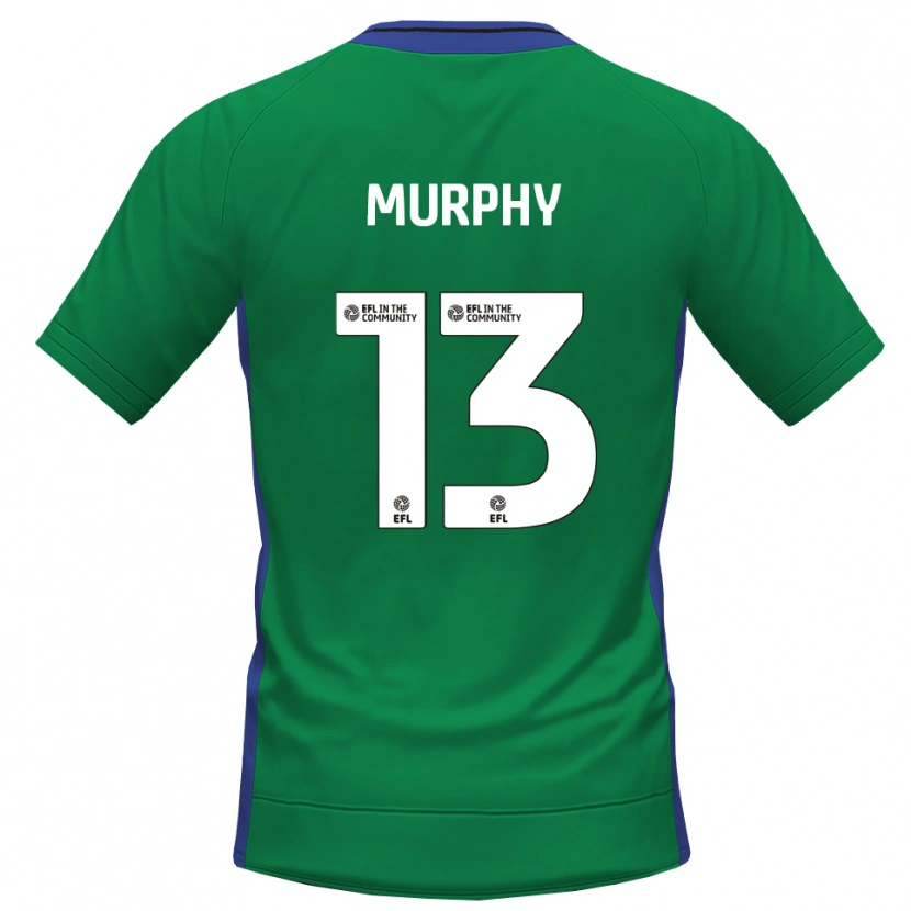 Danxen Bambino Joe Murphy #13 Maglia Gara Portiere Verde Blu 2025/26 Maglietta