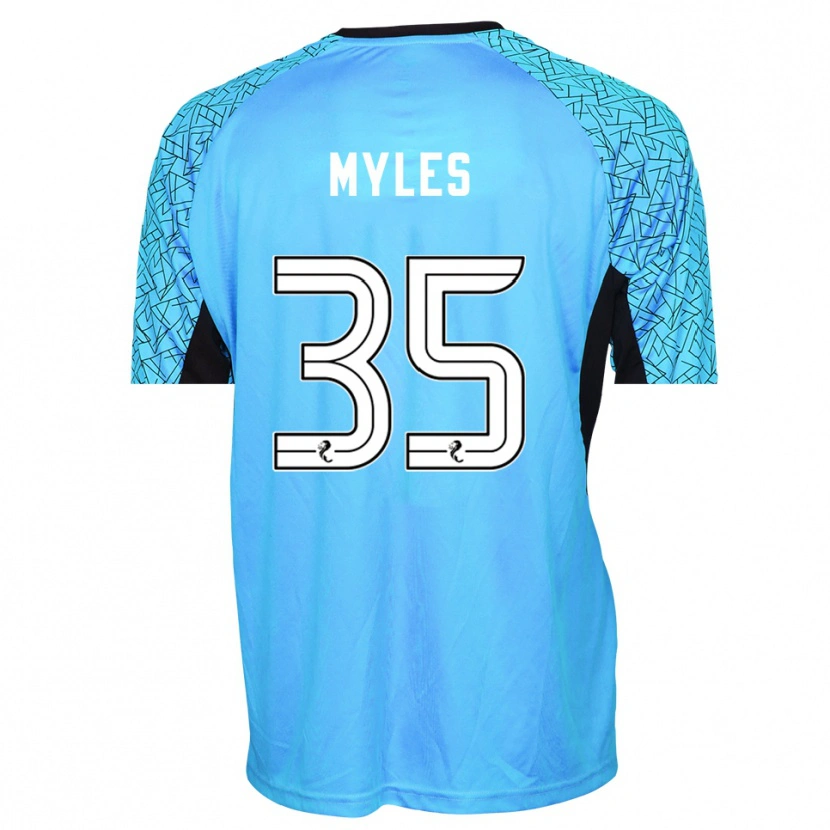 Danxen Bambino Evan Myles #35 Maglia Gara Portiere Nero Blu 2025/26 Maglietta
