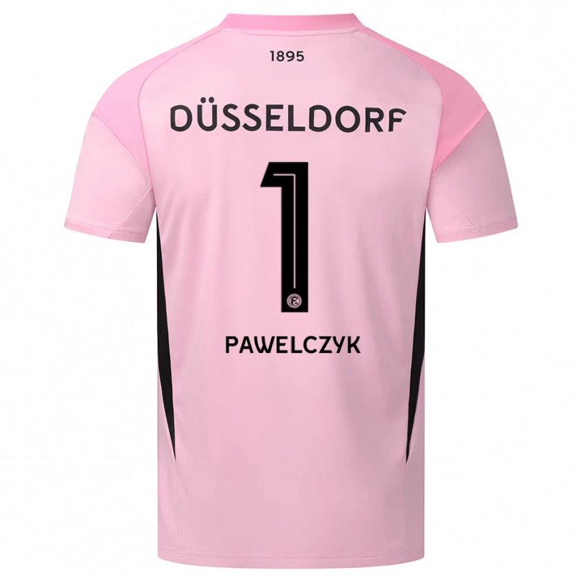 Danxen Bambino Tobias Pawelczyk #1 Maglia Gara Portiere Rosa Nero 2025/26 Maglietta