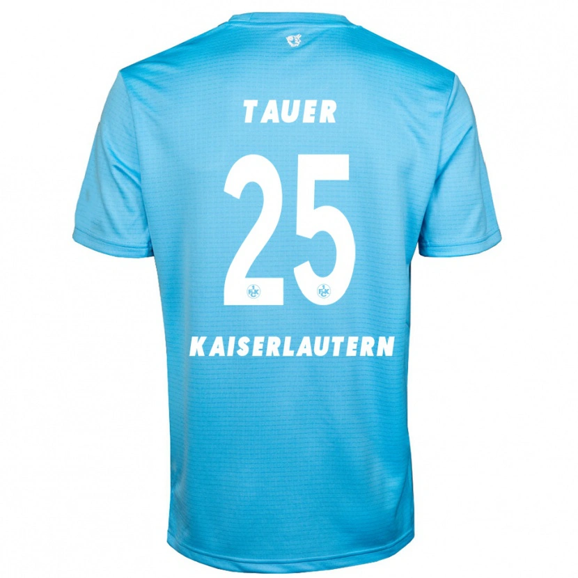 Danxen Bambino Luca Tauer #25 Maglia Gara Portiere Azzurro Bianco 2025/26 Maglietta