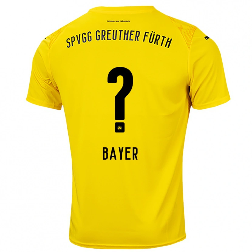 Danxen Bambino Lisa Bayer #0 Maglia Gara Portiere Giallo Nero 2025/26 Maglietta