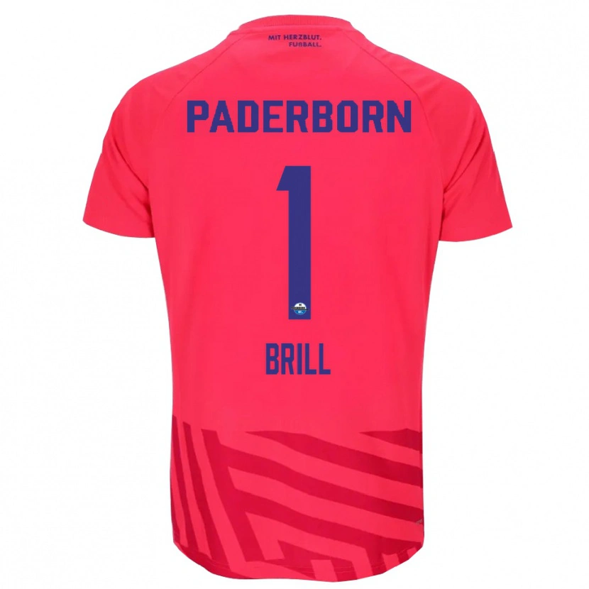 Danxen Bambino Moritz Brill #1 Maglia Gara Portiere Nero Rosso 2025/26 Maglietta