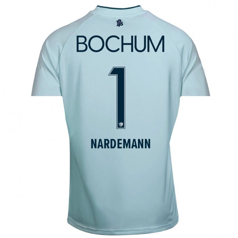 Danxen Bambino Kari Närdemann #1 Maglia Gara Portiere Ciano-Blu 2025/26 Maglietta