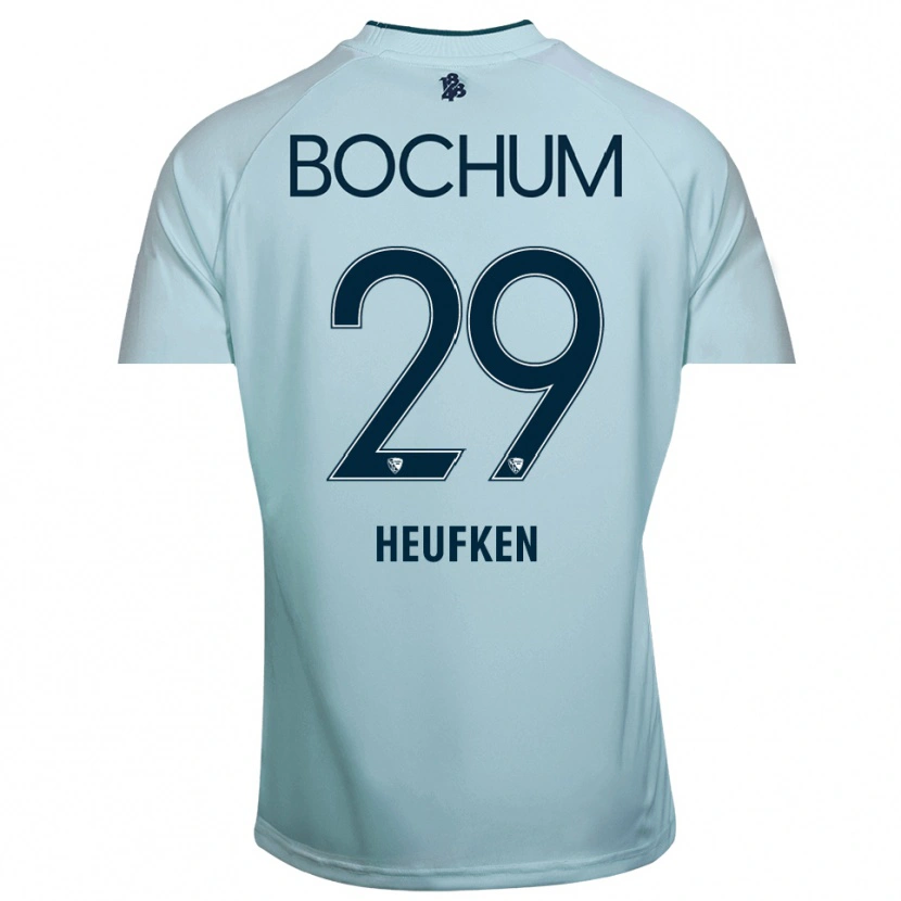 Danxen Bambino Jeremias Heufken #29 Maglia Gara Portiere Ciano-Blu 2025/26 Maglietta