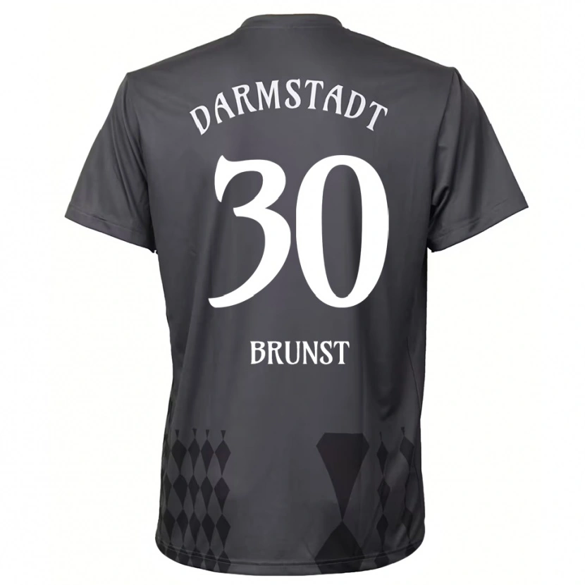 Danxen Bambino Alexander Brunst #30 Maglia Gara Portiere Grigio Scuro 2025/26 Maglietta