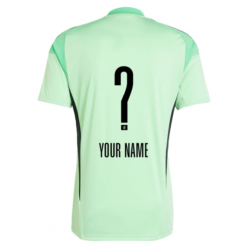 Danxen Bambino 1. FC Saarbrücken Maglia Gara Portiere Verde Chiaro Nero 2025/26 Maglietta