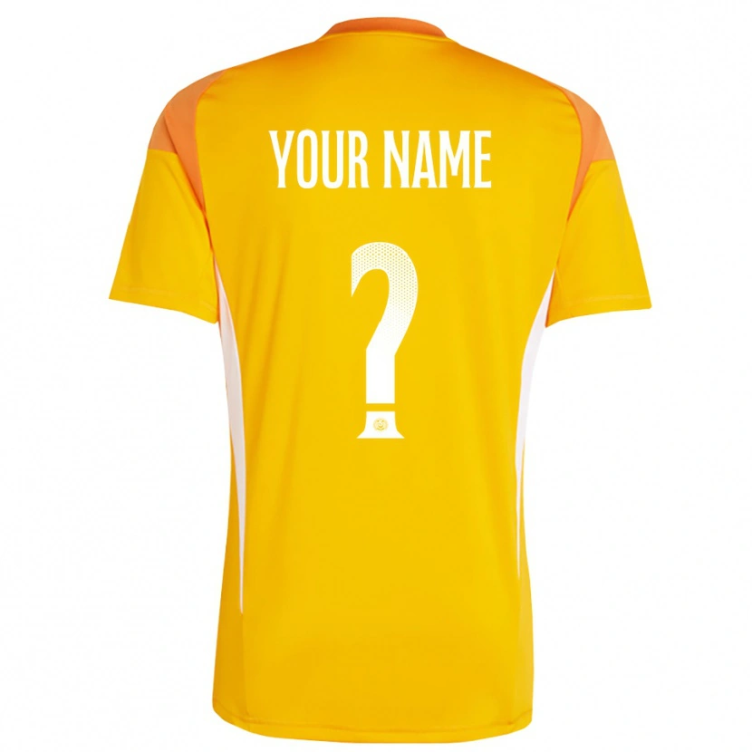 Danxen Bambino MSV Duisburg Maglia Gara Portiere Bianco Arancio 2025/26 Maglietta