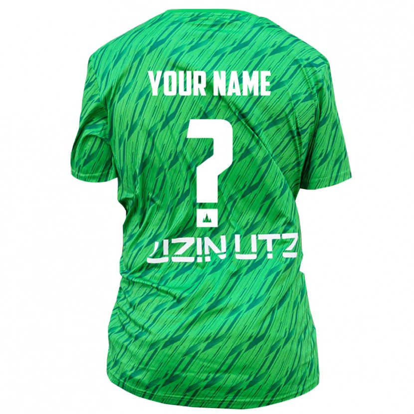 Danxen Bambino SSV Ulm 1846 Maglia Gara Portiere Verde Rosso 2025/26 Maglietta