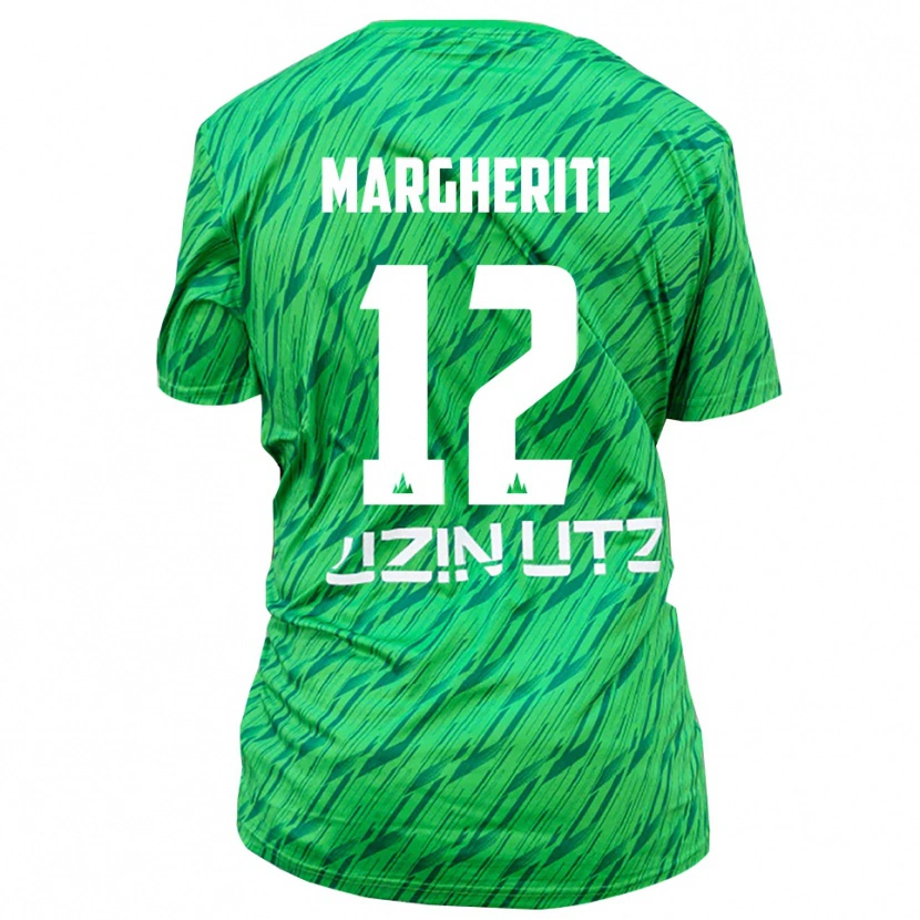 Danxen Bambino Danilo Margheriti #12 Maglia Gara Portiere Verde Rosso 2025/26 Maglietta