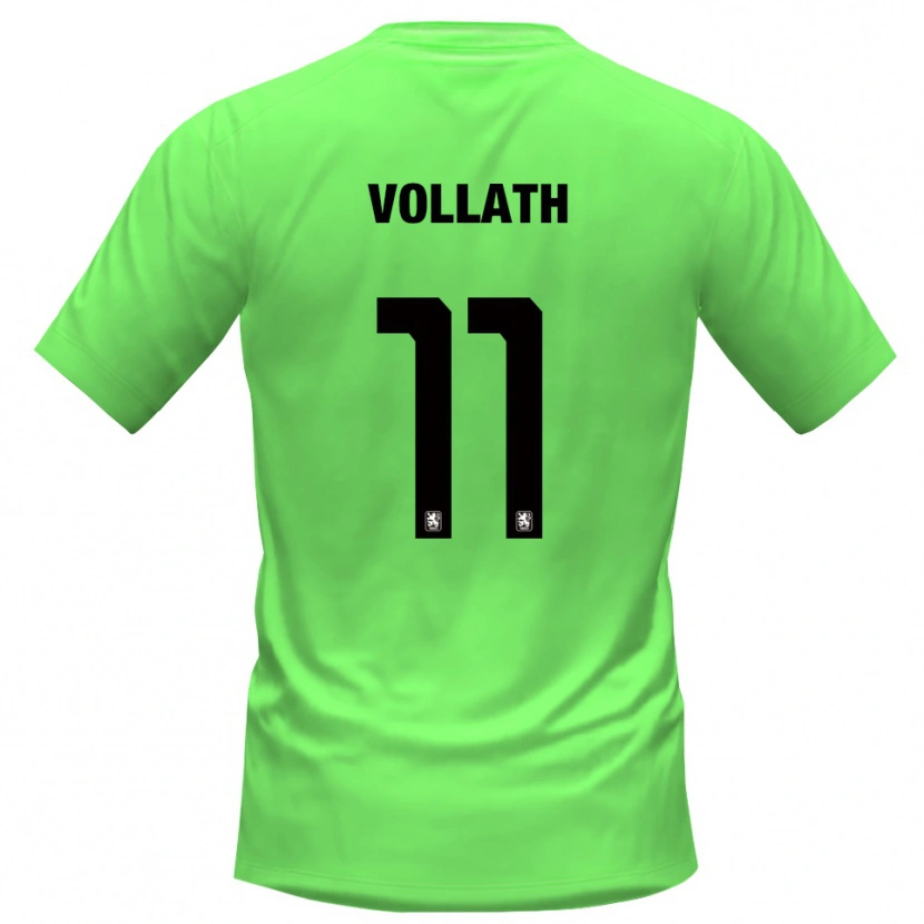Danxen Bambino René Vollath #11 Maglia Gara Portiere Verde Primavera 2025/26 Maglietta